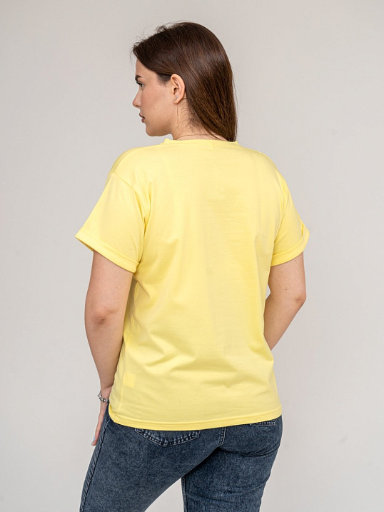Футболка женская Классика лимон