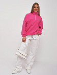 Толстовка жен. Тренд флис малина