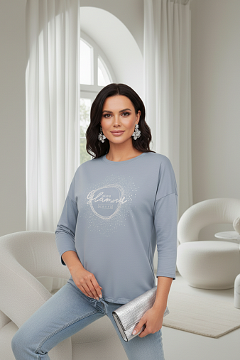 Лонгслив жен. Гламур арона