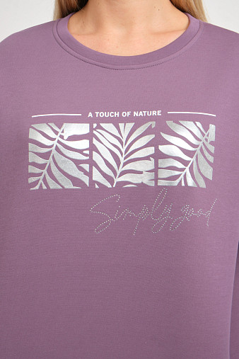 Свитшот женский Флёр слива