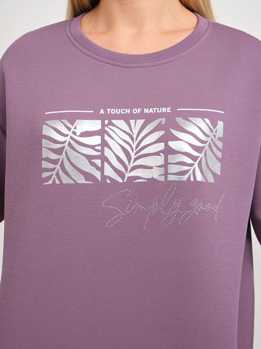 Свитшот женский Флёр слива