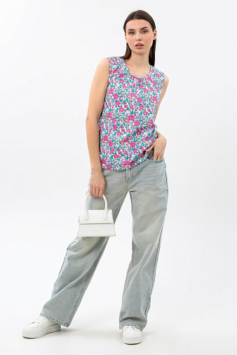 Майка Летнее признание мультиколор/цветы