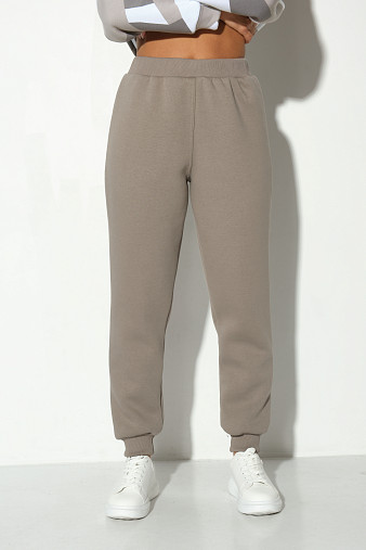 Костюм жен. Геометрия набивка 3-х нитка начес олива