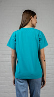 Футболка женская Ритм изумруд