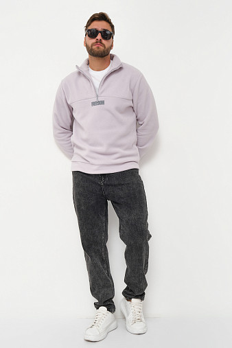 Толстовка муж. Драйв флис св.серый