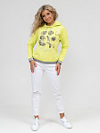 Толстовка женская Элен лимон