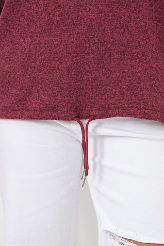 Джемпер Оливия брусника