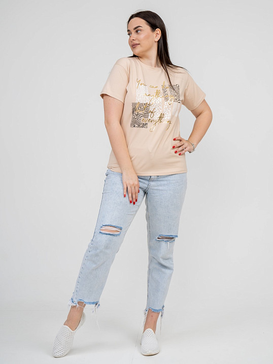 Футболка женская Сафари-2 бежевый