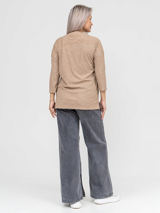 Лонгслив Ассоль бежевый