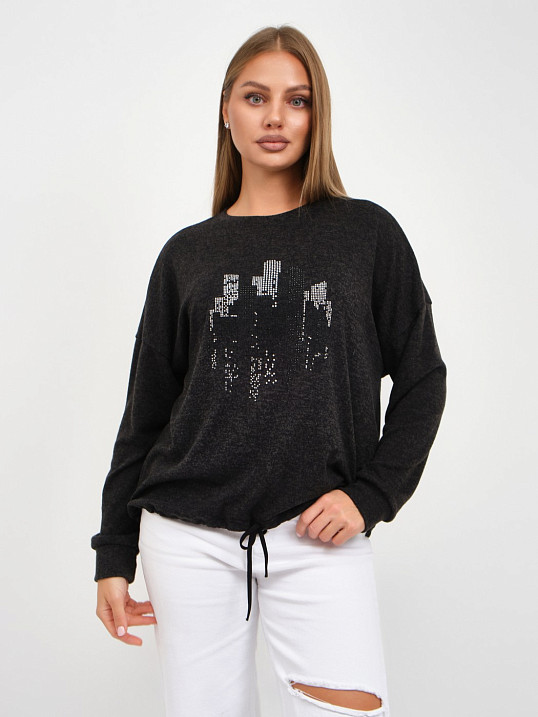 Джемпер женский Келли-2 т.серый