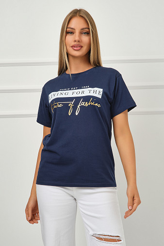 Футболка женская Имидж индиго