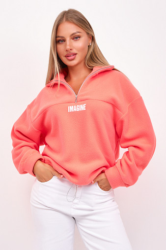 Толстовка жен. Тренд-2 флис персик