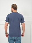 Футболка мужская Респект индиго/меланж