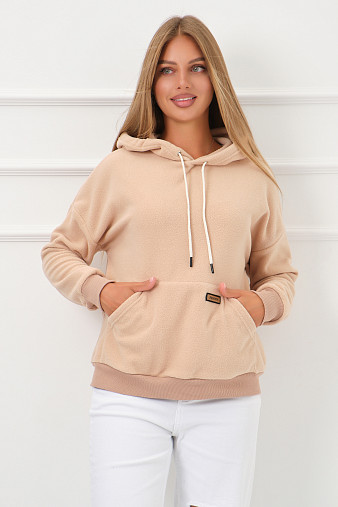 Толстовка женская Бэлла флис беж