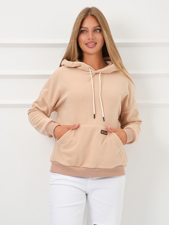 Толстовка женская Бэлла флис беж