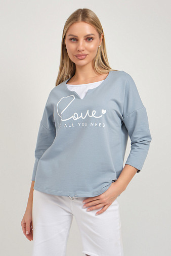 Свитшот женский Шрифт арона