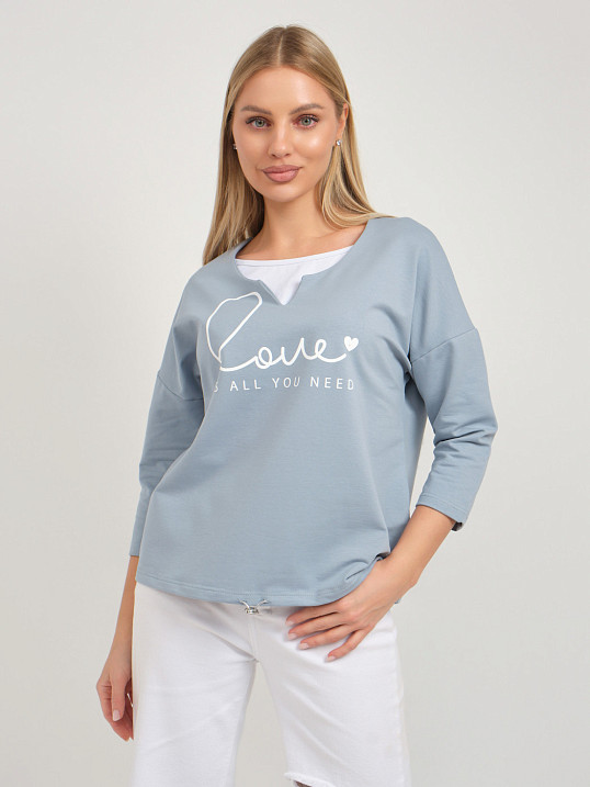 Свитшот женский Шрифт арона