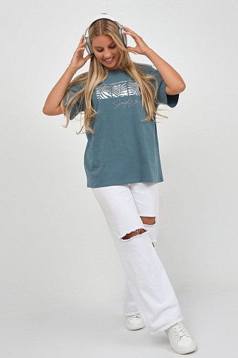 Футболка женская Рио изумруд