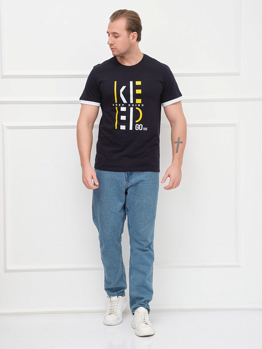 Футболка мужская Фантом синий