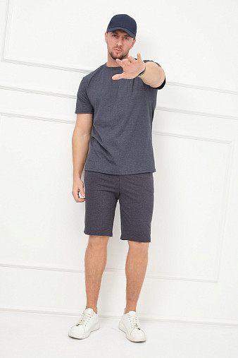 Костюм Эверест мужской синий меланж