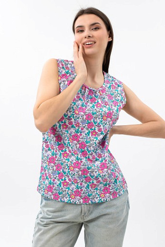 Майка Летнее признание мультиколор/цветы