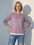 Лонгслив жен. Асти св.лиловый
