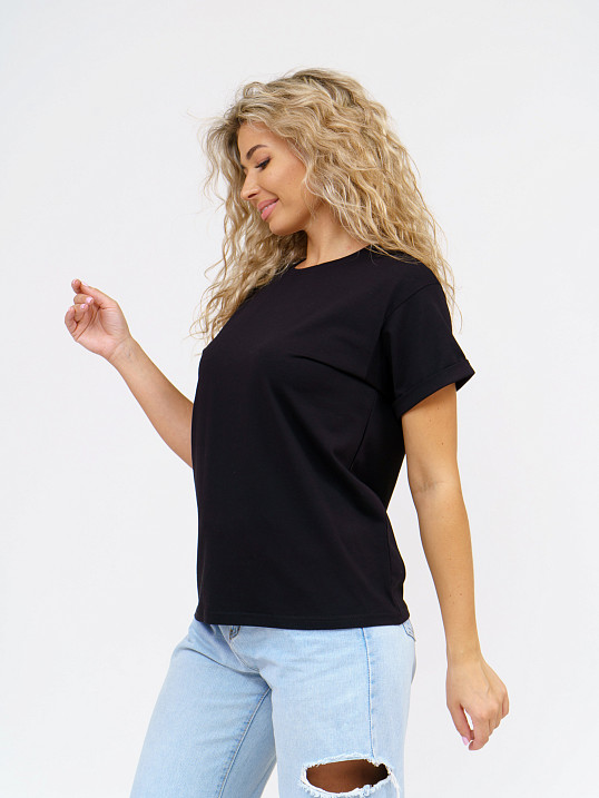 Футболка женская Классика черная