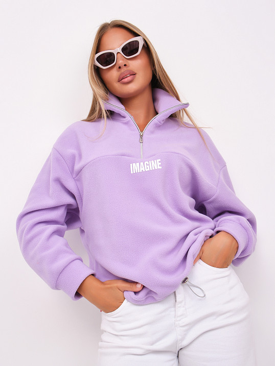 Толстовка жен. Тренд-2 флис лаванда