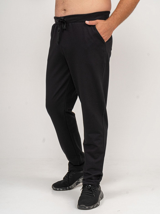 Брюки мужские без манжета черные