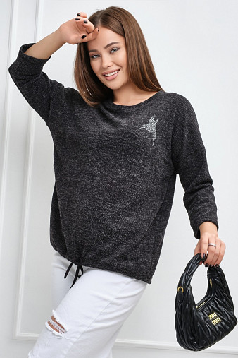 Джемпер Оливия антрацит