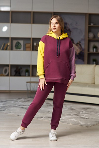 Костюм Геометрия марсала