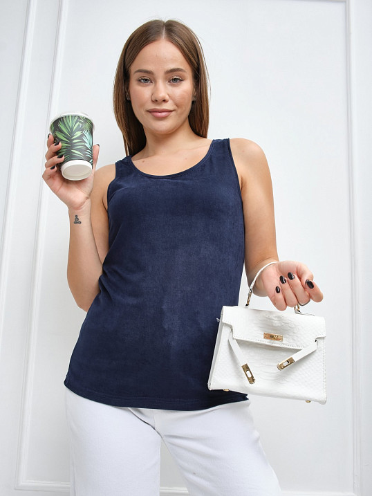 Майка женская Клео синий