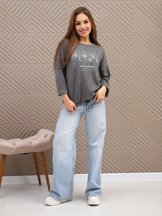 Джемпер женский Флай серый
