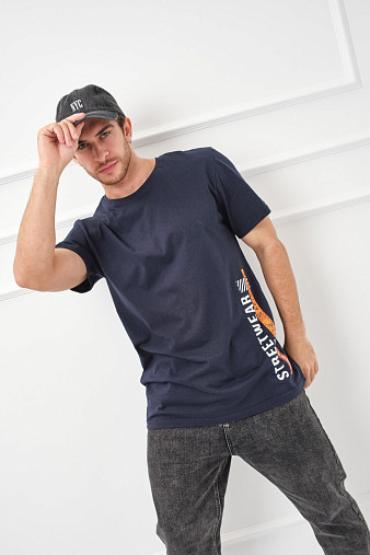 Футболка мужская Норд т.синяя