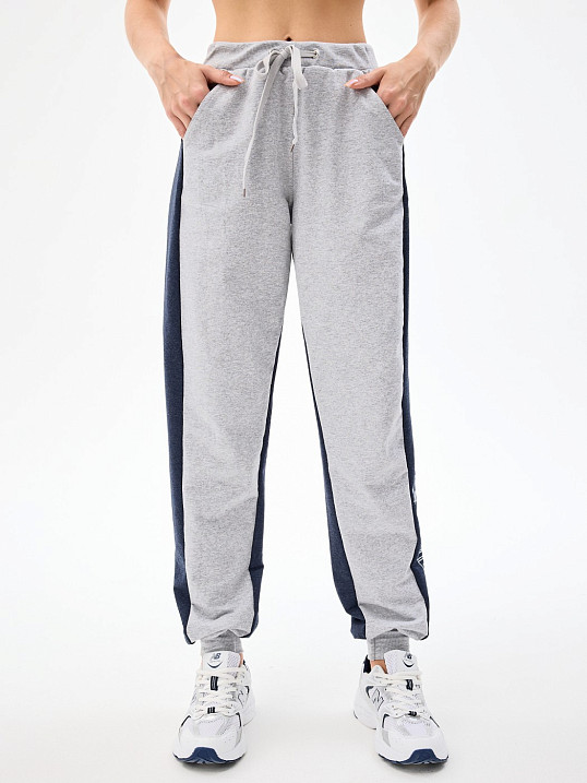 Брюки женские Тонус синий/меланж