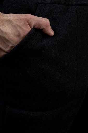 Брюки мужские футер 3-х нитка антрацит