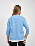 Лонгслив женский Тудей голубой
