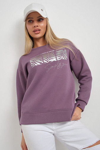 Свитшот женский Флёр слива
