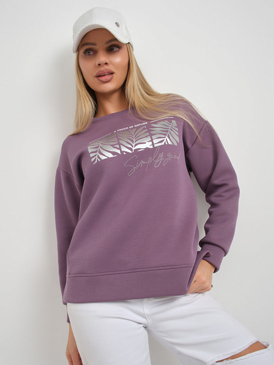 Свитшот женский Флёр слива