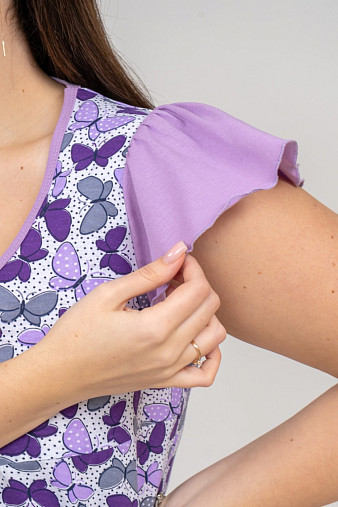 Ночная сорочка Крыло сиреневый