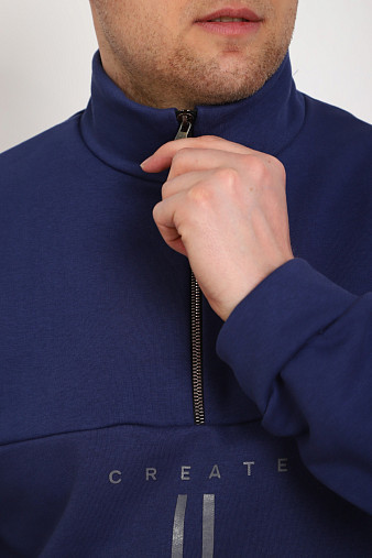 Костюм мужской Старк 3-х нитка петля индиго