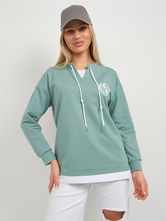 Свитшот женский Гранд св.изумруд