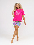 Пижама Изюминка однотонная фуксия