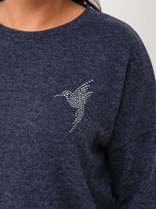 Джемпер Оливия т. индиго