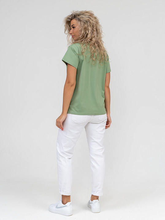 Футболка женская Имидж фисташка