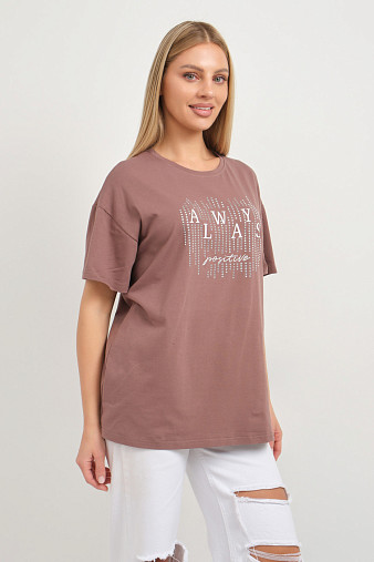 Футболка женская Флай шоколад