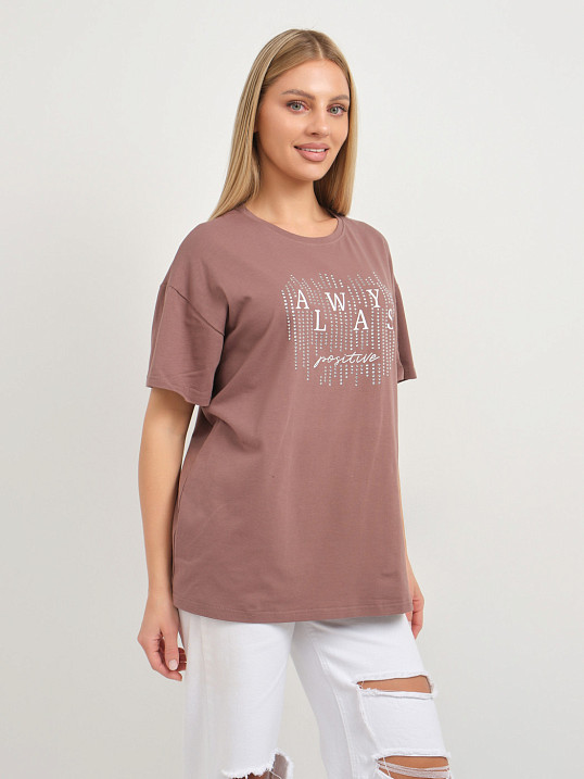 Футболка женская Флай шоколад