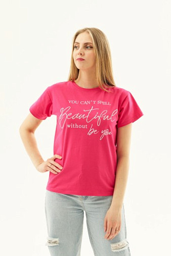 Футболка женская Эстель фуксия