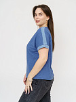 Футболка женская Моника индиго/меланж