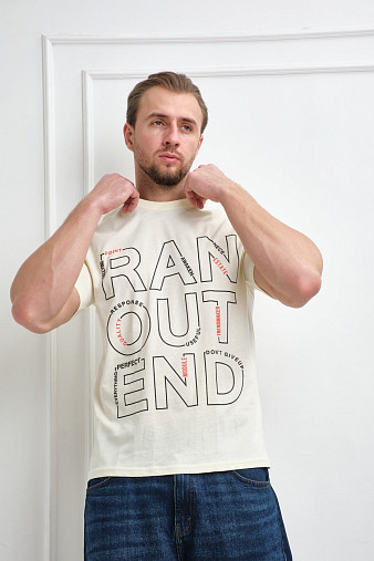 Футболка мужская Сириус экрю